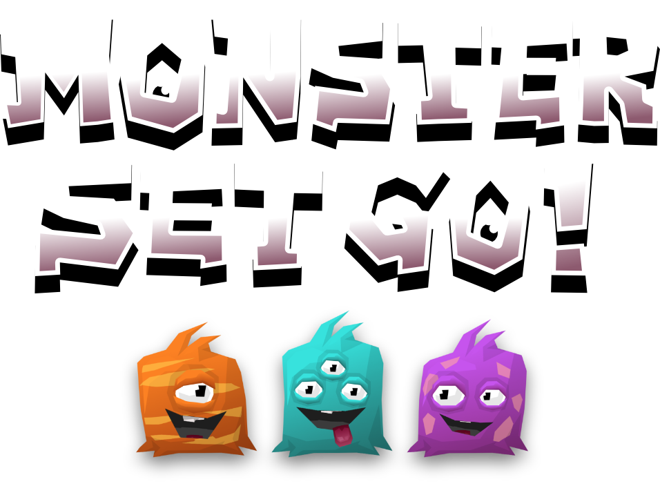 Monster Set Go! cute monsters